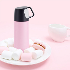 JUSTLOVE 创意便携带盖保温杯 350ml 16.9元包邮(21.9-5券)