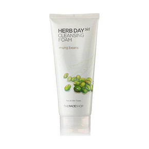 The Face Shop 菲诗小铺 草本365洗面奶 绿豆 170ml 19.9元(3支包邮)
