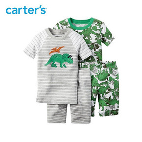 Carter's 婴儿童恐龙可爱睡衣4件套装 88元包邮