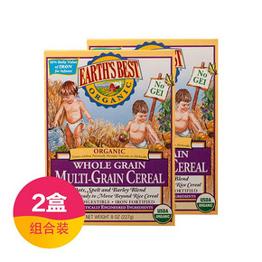 世界最好 婴儿有机高铁营养米粉3段 227g X2盒 58元包邮(52+6)