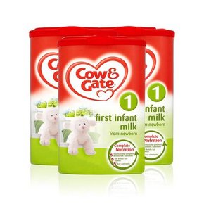 Cow & Gate 英国牛栏 婴幼儿奶粉 1段 900g X3罐 325.8元包邮(318+37.8-30券)