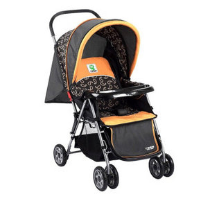 12点# 小龙哈彼 多功能轻便加宽可坐可躺婴儿推车 99元包邮