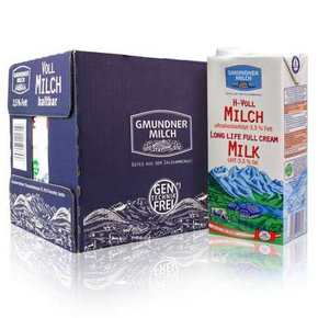 格梦顿 全脂纯牛奶 1L*12盒 58.9元包邮