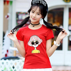 前10分钟# 德聚 女款纯棉短袖T恤+赠短裤 23点 25元包邮