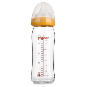 贝亲 自然实感 宽口径 玻璃奶瓶 240ml   折69元（94，第2件5折）