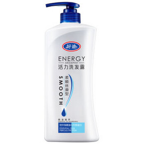 好迪 houdy 活力洗发露洗发水柔顺丝滑型 750ml 27.9元(可199-80)