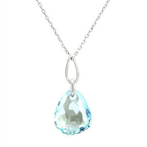 SWAROVSKI 施华洛世奇 1169486 浅粉蓝色雨滴项链 599元包邮(699-100)