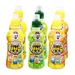 前60秒# 九日 韩国欧巴熊儿童饮料 240ml*6瓶装 9.9元包邮(29.9-20)