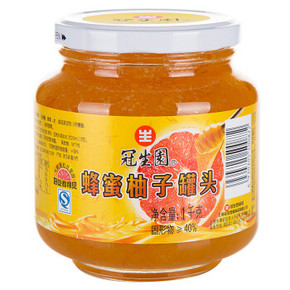 GSY 冠生园 蜂蜜柚子罐头 1kg 28.9元(可2件8折/3件7折)