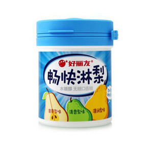 Orion 好丽友 木糖醇粒粒出口香糖 畅快淋梨 85g 折7.5元(14.9，买2免1)
