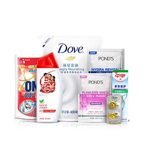 14点手慢无# 联合利华超值大礼包(沐浴露+面膜+牙膏等) 10元(5定金+5尾款)