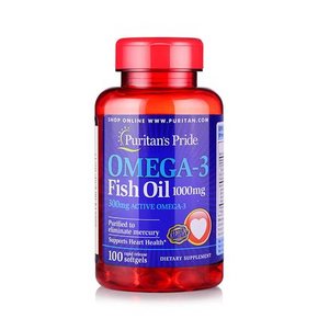 手慢无# 普丽普莱 鱼油Omega-3 深海鱼油 胶囊100粒 19元包邮
