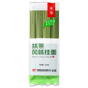 麦禧 克明面业出品 抹茶风味挂面 520g 折1.9元(买2免1)