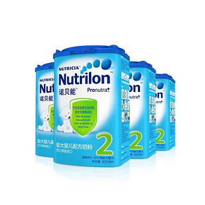 #六一#Nutrilon 诺优能 婴幼儿奶粉 2段 900g*4罐 368元包邮