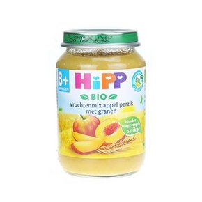 #六一#HiPP 喜宝 婴儿有机苹果桃麦片混合果泥 190g 折11.7元(99选10+11.7)