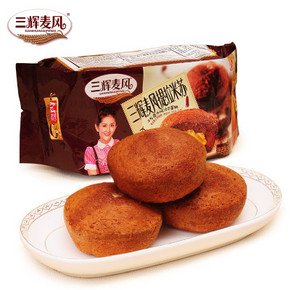 #六一#三辉麦风 提拉米苏巧克力味蓬松小蛋糕 100g*2包 9.9元包邮(14.9-5券)