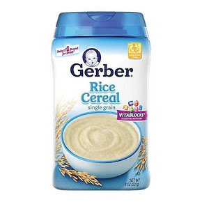 #六一#美国 Gerber 嘉宝 高铁纯大米米粉 1段 227g 16元(3件包邮)