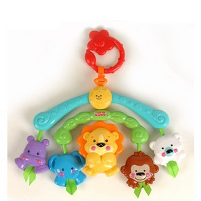 #六一#Fisher-Price 费雪 R9681 可爱动物便携迷你床铃 39.8元