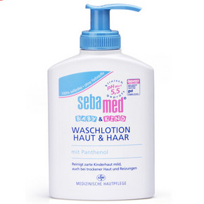 #六一#Sebamed 施巴 婴幼儿洗发沐浴二合一 200ml  35元(69-34)