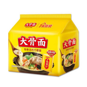 白象 方便面 大骨面 106g*5包 五连包装 8.8元