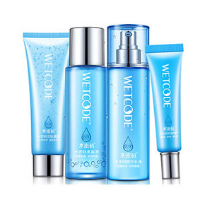 丹姿 水密码 冰川矿泉青春补水四件套 折49.9元(59.9，99-20券)