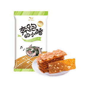 统一 奔跑的小猪肉纸 海苔扁桃仁味 50g 9.9元