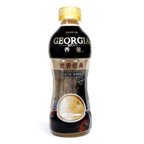 GEORGIA 乔雅 咖啡 浓香经典 268ml*15瓶 整箱 折36.5元(72.9，买1送1)