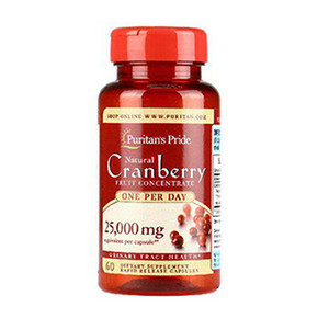 #端午#美国 普丽普莱 蔓越莓浓缩提取物胶囊 25000mg*60粒 折58元(79，3件7折)