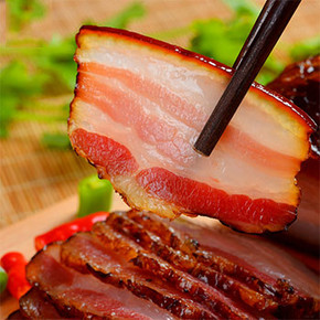 四川风味# 吉欣 烟熏五花腊肉 200g 15.9元包邮(25.9-10券)