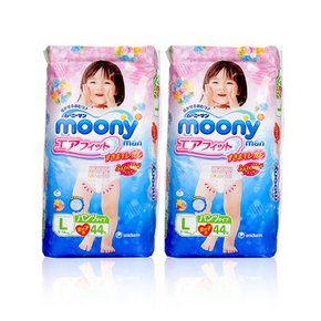 尤妮佳 女宝宝专用拉拉裤 L号44片*4包 314.6元(308+36.6-30券)