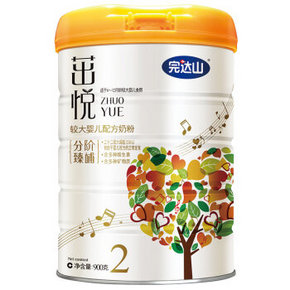 完达山wondersun茁悦较大婴儿配方奶粉2段 900g 99元