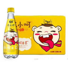 苏小呵 柠檬味苏打汽水 500ml*15/箱 25.9元