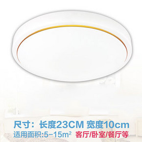白菜价# 仁旺照明 现代简约led吸顶灯 12W 3元包邮