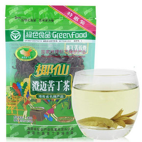 海南特产 椰仙 澄迈大叶苦丁茶 50g 7.4元包邮(12.4-5券)