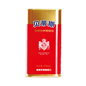 #端午#BETIS 贝蒂斯 西班牙特级初榨橄榄油 250ml 39.9元