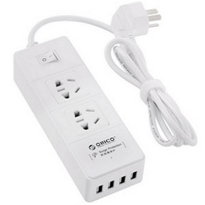 ORICO 奥睿科 IPC-2A4U 智能4口USB插座 1.5米 29.9元