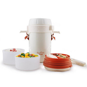合口美 双层真空多功能保温盒焖烧杯2L 58元(136-48-30券)
