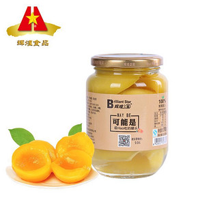 辉煌之星 新鲜黄桃罐头 510g*3罐 17.3元包邮(25.9-8.6)
