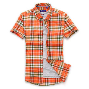 前5分钟# 朗蒙 2016夏季新款纯棉水洗休闲衬衣  24.5元(49返24.5)