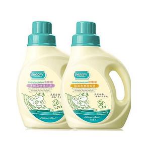 SNOOPY 史努比 婴儿清新衣物洗衣液 薰衣草1L+洋甘菊1L 19.9元