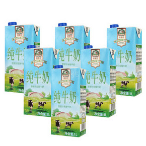 Purmilk 普密尔 全脂纯牛奶 1L*6盒  29.9元