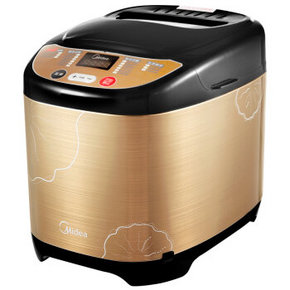 Midea 美的 EHS15AP-PGS  彩钢外壳全自动面包机 750g 199元包邮