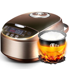 Midea 美的 MB-WFS4017TM 智能电饭煲 4L 199元包邮(299-100券)