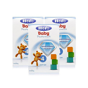 Hero Baby 婴儿奶粉 4段 700g*3盒装 286元(261+31-6券)