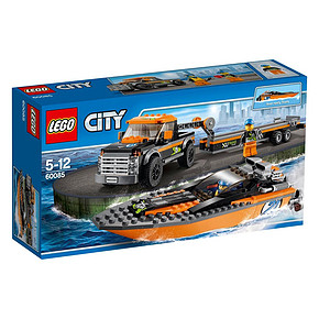 LEGO 乐高 City城市系列 4x4 赛艇运输车 209元包邮(229-20券)
