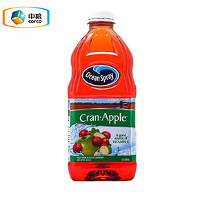 限华北# Ocean Spray 优鲜沛 苹果蔓越莓汁饮料 1.5L 9.9元