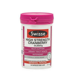 澳洲进口 Swisse 高浓度蔓越莓胶囊 25000mg*30粒 89元(可299-40)