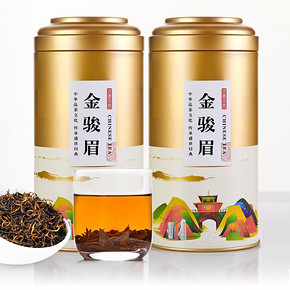 白菜价# 福鲜德 武夷山金骏眉红茶 罐装125g 6元包邮(126-100券)