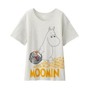 UNIQLO 优衣库  MOOMIN 印花T恤 39元