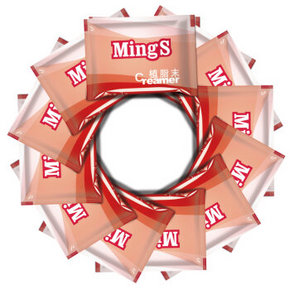 咖啡好伴侣# Mings 铭氏咖啡 奶精植脂末 3g*100包 9.9元